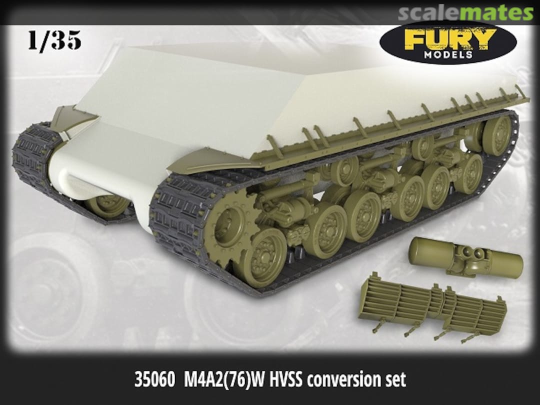 Boxart M4A2 (76)W HVSS Conversion set 35060 Fury Models Boxart M4A2 (76)W HVSS Conversion set 35060 Fury Models