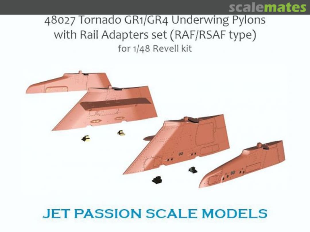 Boxart Tornado GR.1/GR.4 Underwing Pylons with Rail Adapters set 48027 Jet Passion Boxart Tornado GR.1/GR.4 Underwing Pylons with Rail Adapters set 48027 Jet Passion