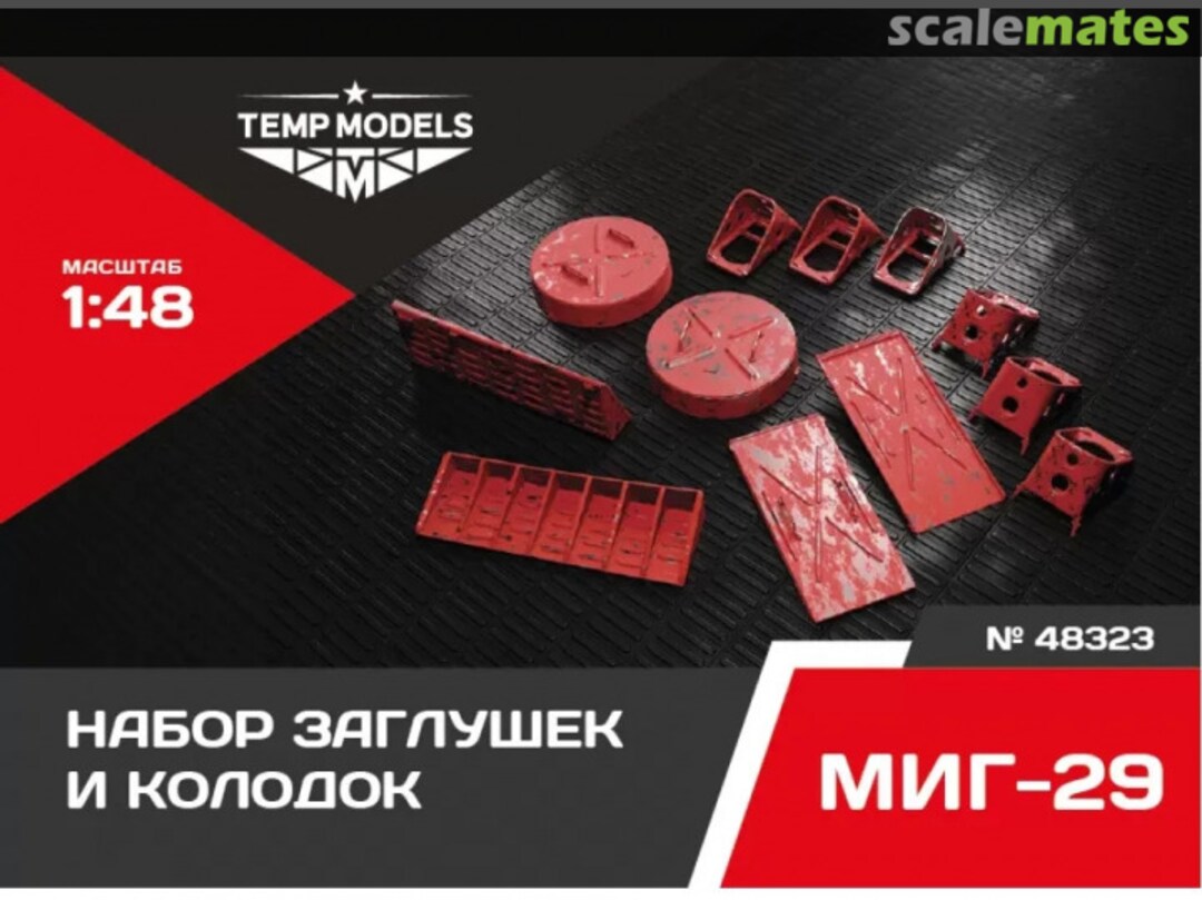 Boxart MiG-29 Set of plugs and pads 48323 Tempmodels Boxart MiG-29 Set of plugs and pads 48323 Tempmodels