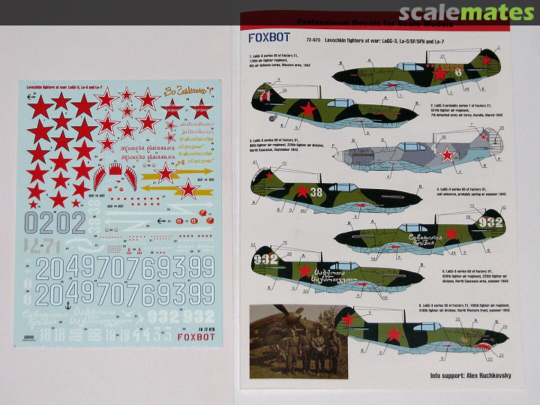 Boxart Lavochkin fighters at war 72-070 Foxbot Boxart Lavochkin fighters at war 72-070 Foxbot