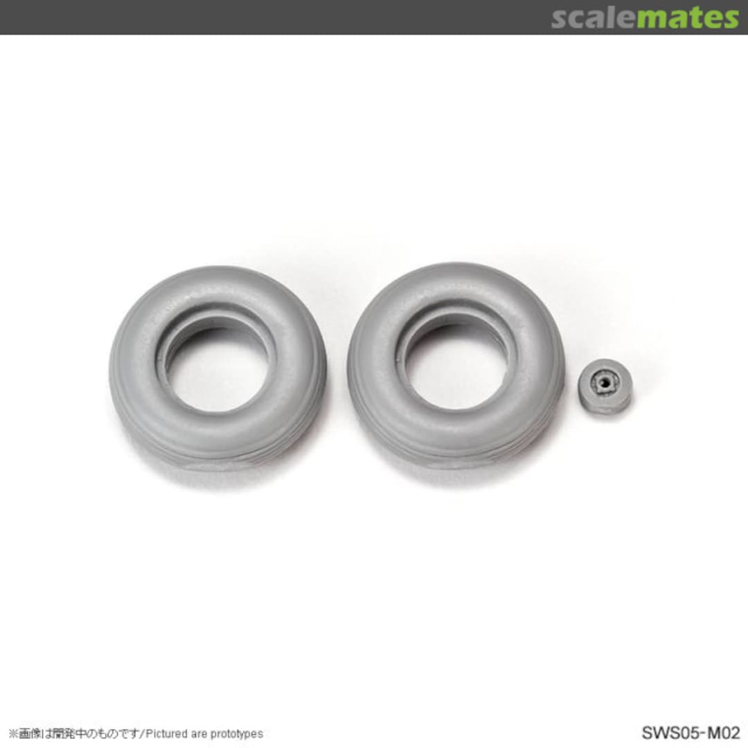 Boxart Extra Detail Resin Tire (J2M3 Raiden) SWS05-M02 Zoukei-Mura