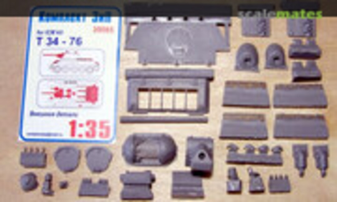 1:35 T-34-76 Exterior Parts (Komplekt Zip 35085)