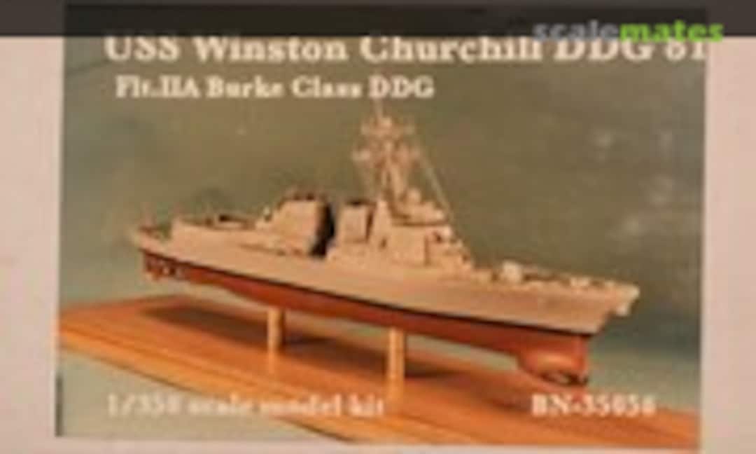 USS Winston Churchill DDG-81 (Blue Water Navy BN-35056)