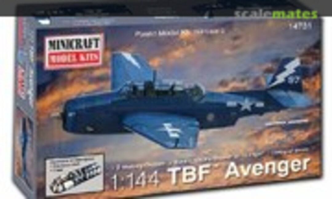 1:144 TBF Avenger Aircraft (Minicraft Model Kits 14731)