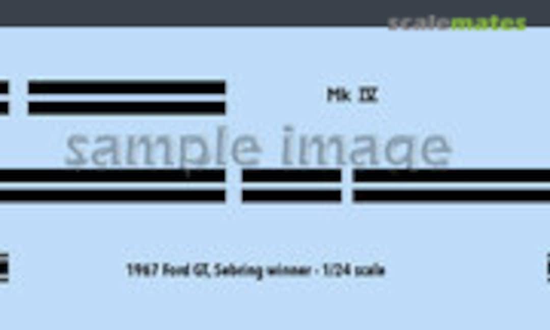 1:25 Ford Mk IV #J4 (Indycals )