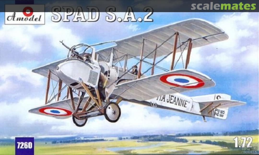 Boxart SPAD S.A.2 7260 Amodel Boxart SPAD S.A.2 7260 Amodel