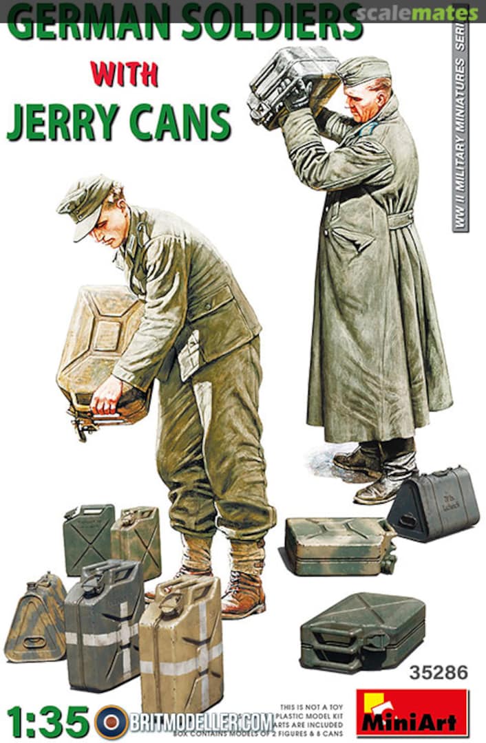 Boxart Soldiers with Jerry Cans 35286 MiniArt Boxart Soldiers with Jerry Cans 35286 MiniArt