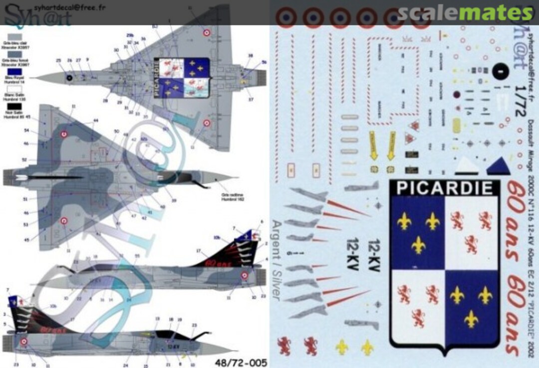 Boxart Dassault Mirage 2000C 48-005 Syhart Boxart Dassault Mirage 2000C 48-005 Syhart