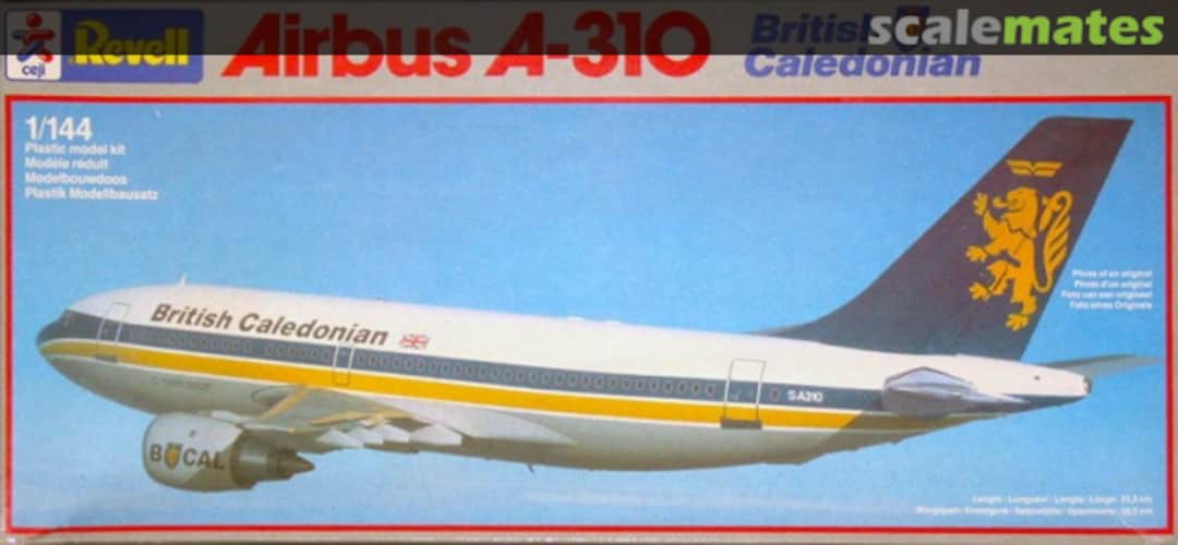 Boxart Airbus A-310 British Caledonian 4227 Revell Boxart Airbus A-310 British Caledonian 4227 Revell