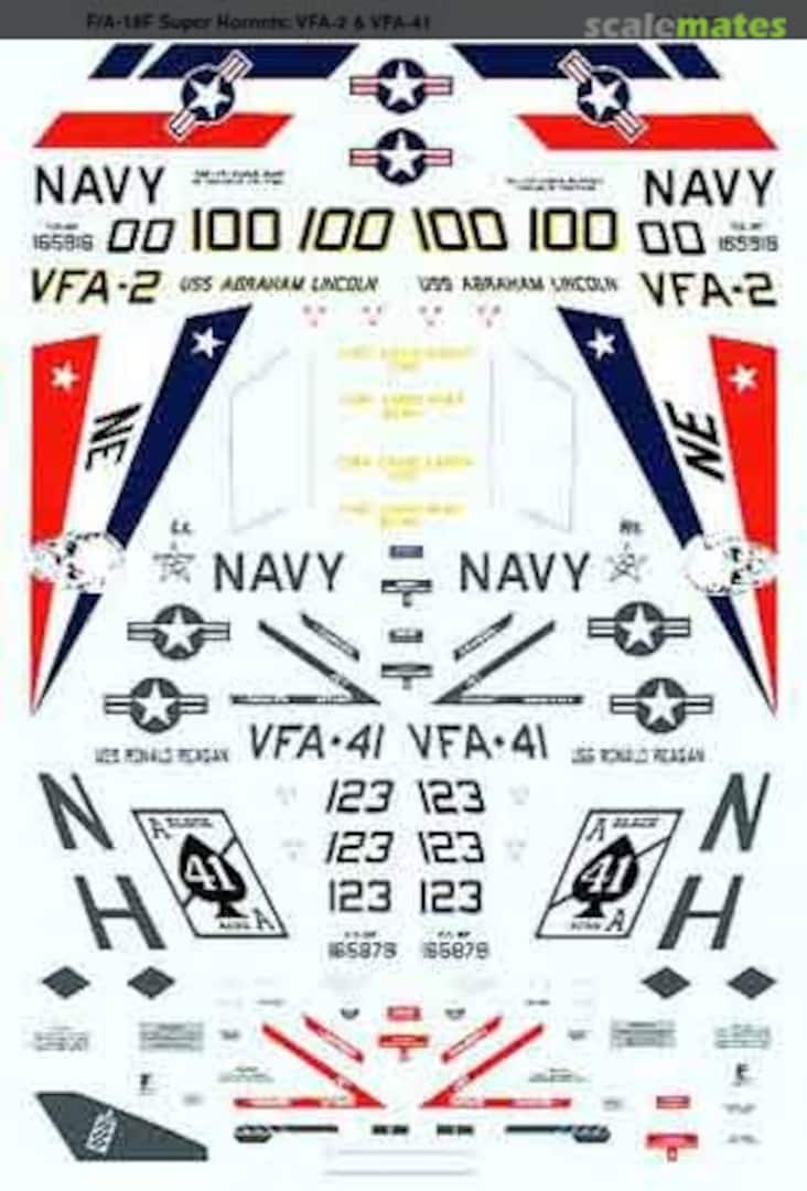 Boxart F/A-18F Super Hornets: VFA-2 & VFA-41 48-1045 Microscale Boxart F/A-18F Super Hornets: VFA-2 & VFA-41 48-1045 Microscale