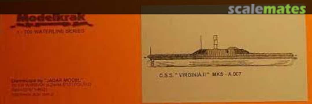 Boxart CSS Virginia II Mks - A 007 Modelkrak Boxart CSS Virginia II Mks - A 007 Modelkrak