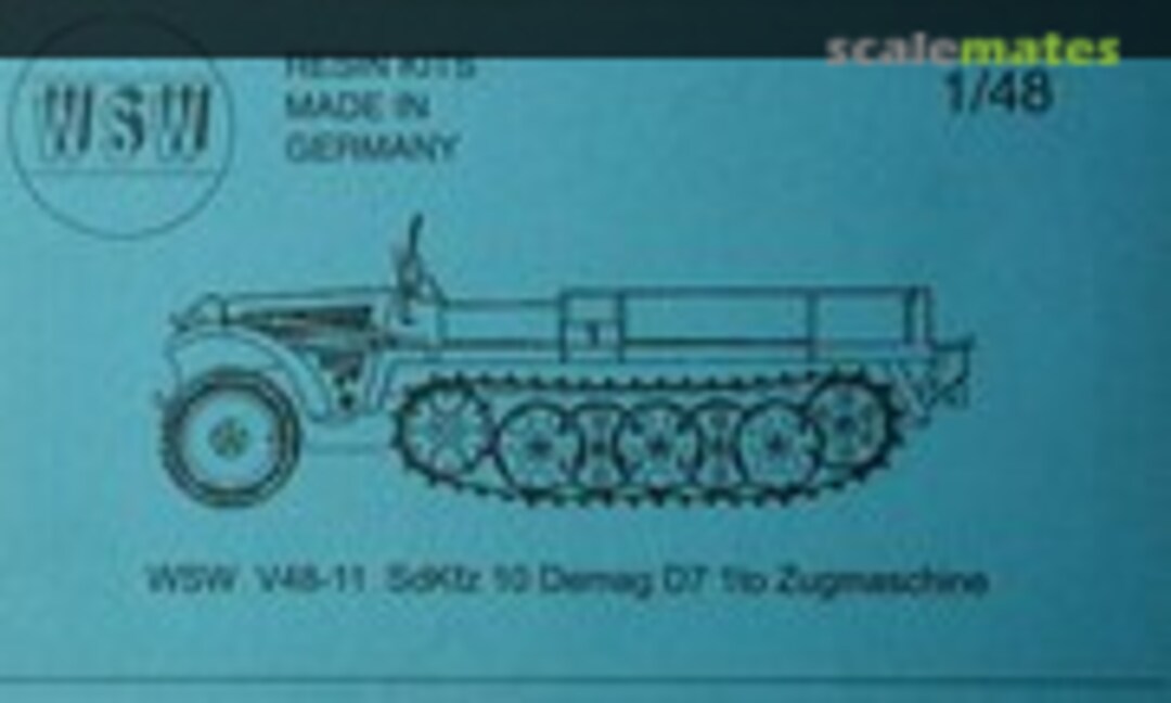 1:48 SdKfz 10 Demag D7 1to Zugmaschine (WSW Modellbau V48-11)