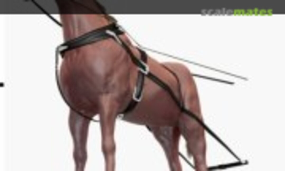 1:48 Pferd mit Zuggeschirr (Peddinghaus-Decals 48304) 48304