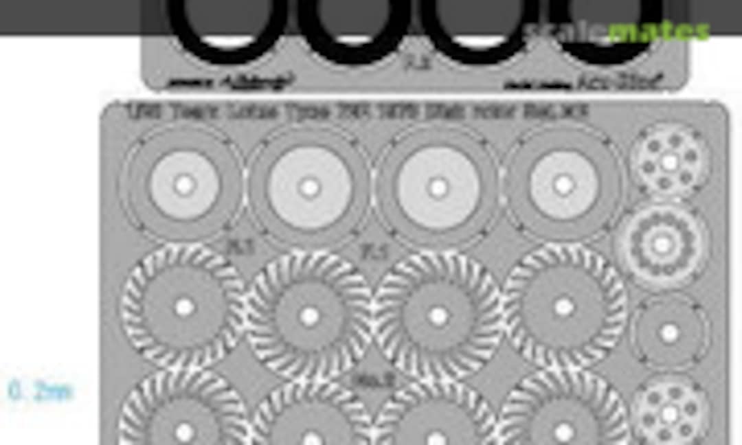 1:20 Lotus Type 72E 1973 Disk Rotor Set (Acu-Stion ATS9727) ATS9727