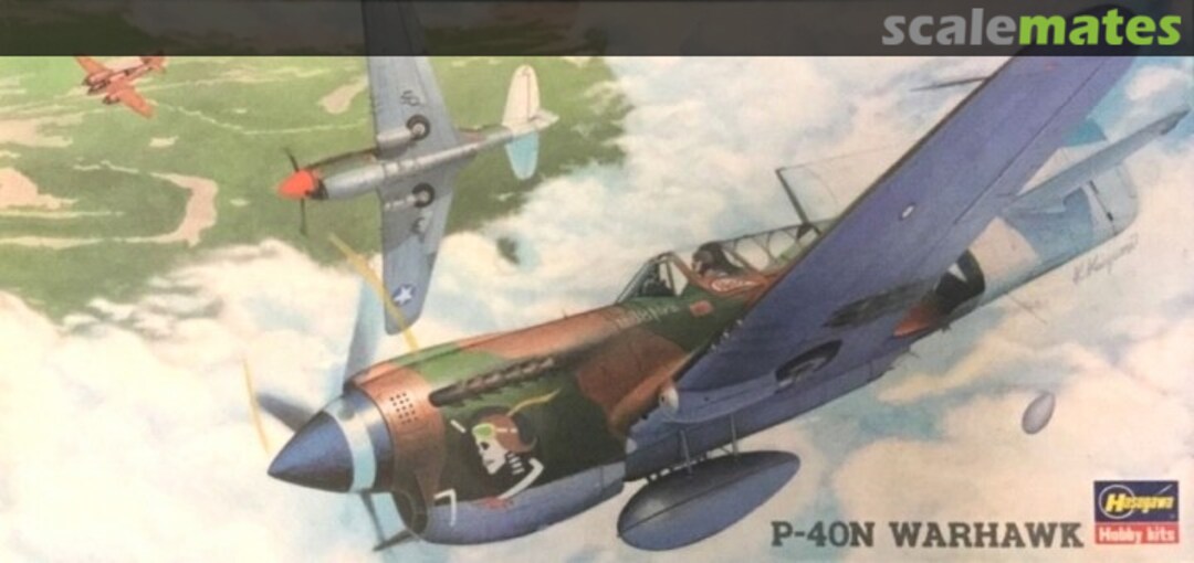 Boxart P-40N Warhawk 02510 Hasegawa Boxart P-40N Warhawk 02510 Hasegawa