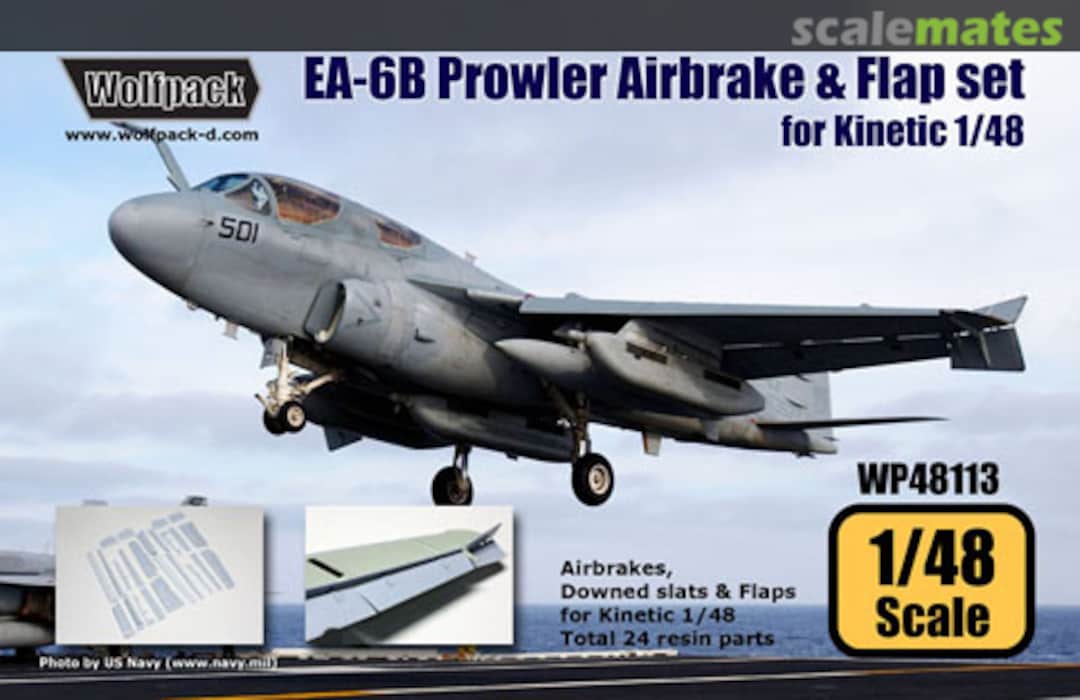Boxart Wolfpack EA-6B Prowler Airbrake & Flap Set WP48113 Wolfpack Boxart Wolfpack EA-6B Prowler Airbrake & Flap Set WP48113 Wolfpack