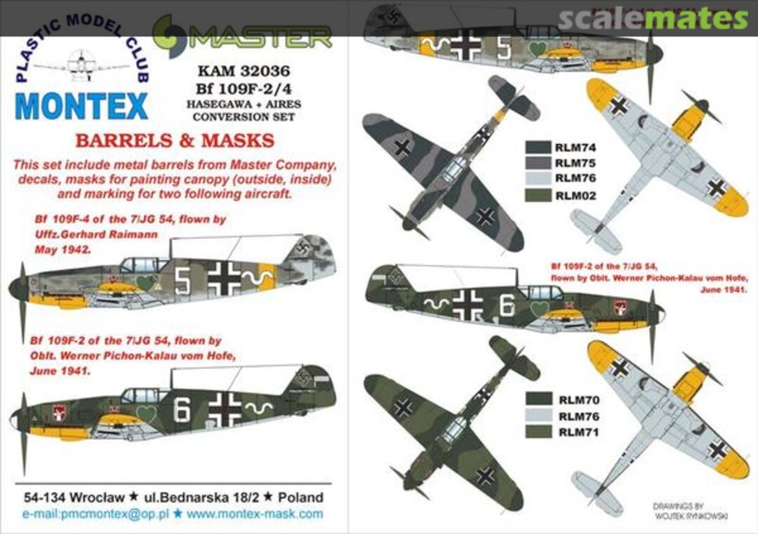 Boxart Bf 109F-2/4 KAM32036 Montex Boxart Bf 109F-2/4 KAM32036 Montex