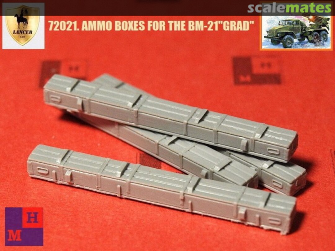 Boxart BM-21 Ammo box LM72021 Lancer Model
