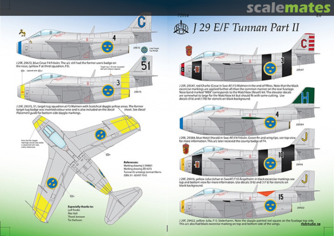 Boxart J 29 E/F Tunnan Part II 72014 RB Decals Boxart J 29 E/F Tunnan Part II 72014 RB Decals