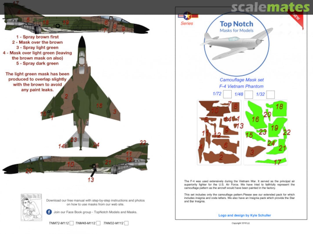 Boxart McDonnell Douglas Phantom F-4 C/D TMN32-M112 TopNotch Boxart McDonnell Douglas Phantom F-4 C/D TMN32-M112 TopNotch