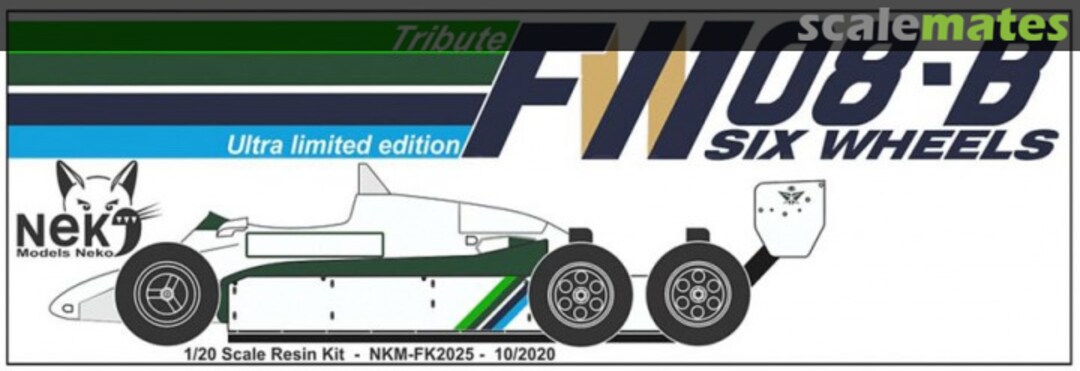 Boxart Williams FW08B Six wheels NKM-FK2025 Neko Models Boxart Williams FW08B Six wheels NKM-FK2025 Neko Models