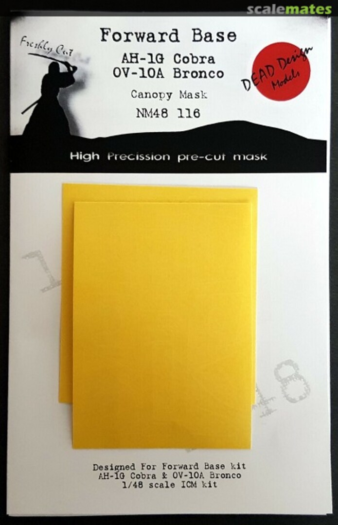 Boxart Forward Base / AH-1G & OV-10A - Canopy Mask NM48116 DEAD Design Models