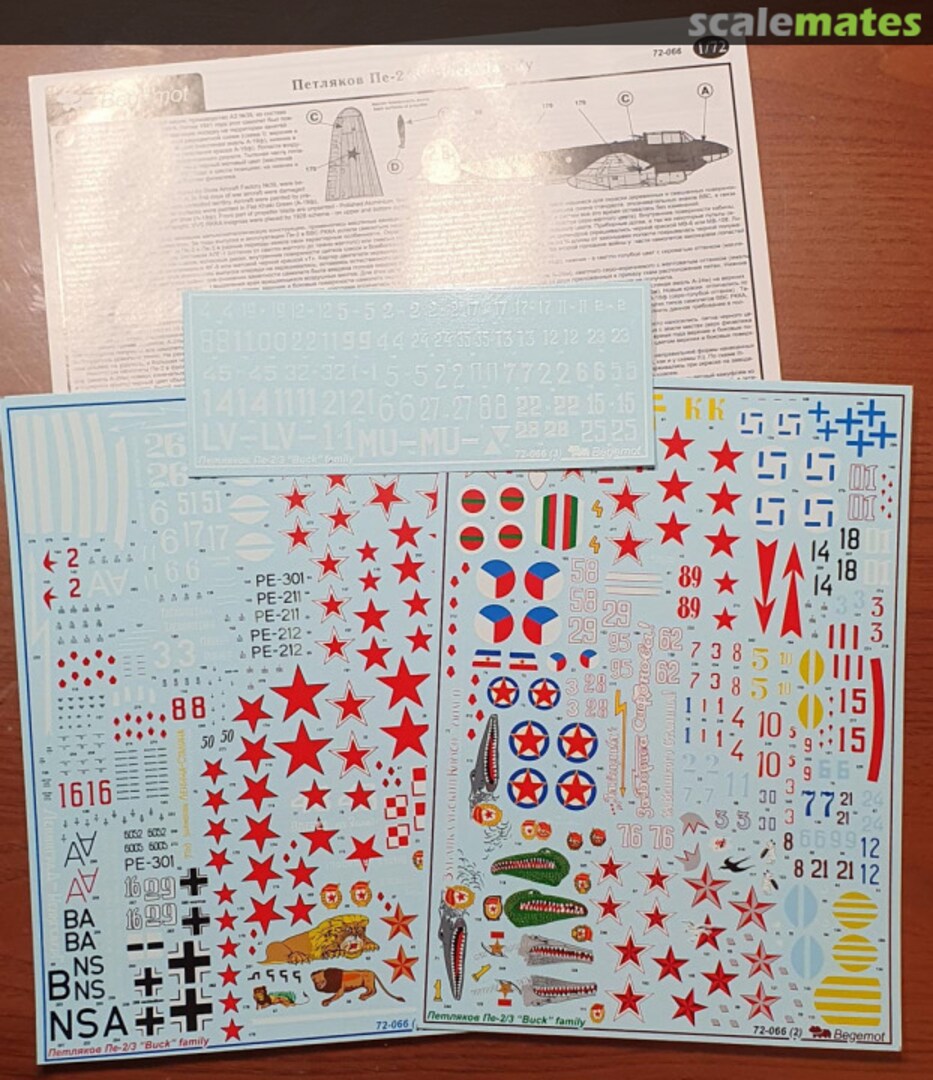 Boxart Petlaykov Pe-2 (3) 72-066 Begemot Boxart Petlaykov Pe-2 (3) 72-066 Begemot