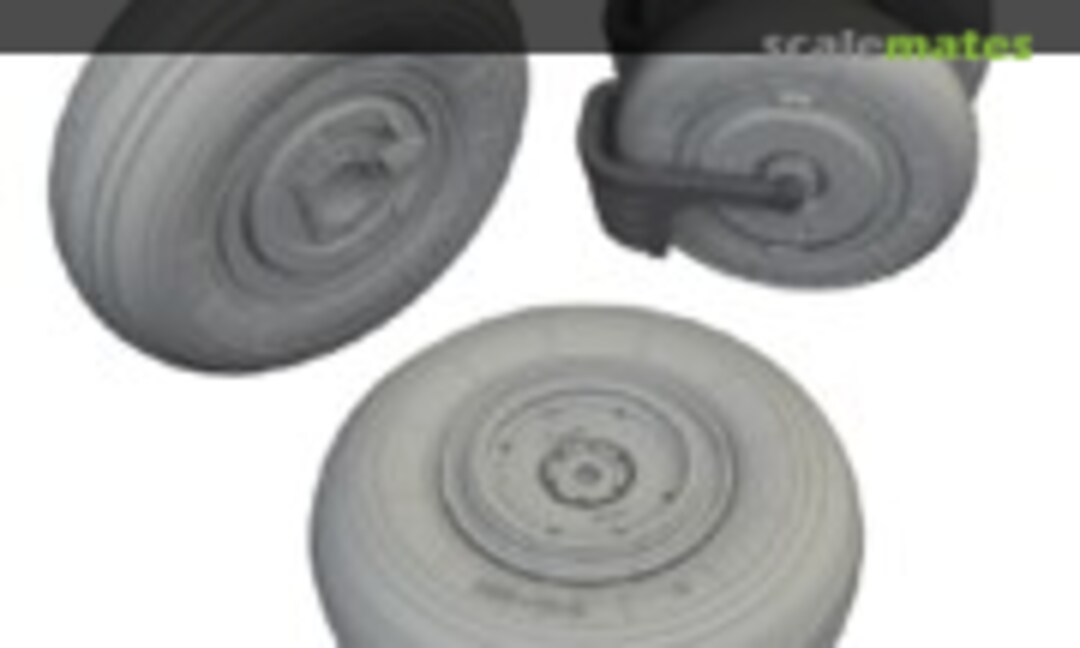 1:72 MiG-29 wheels (Eduard 672330)