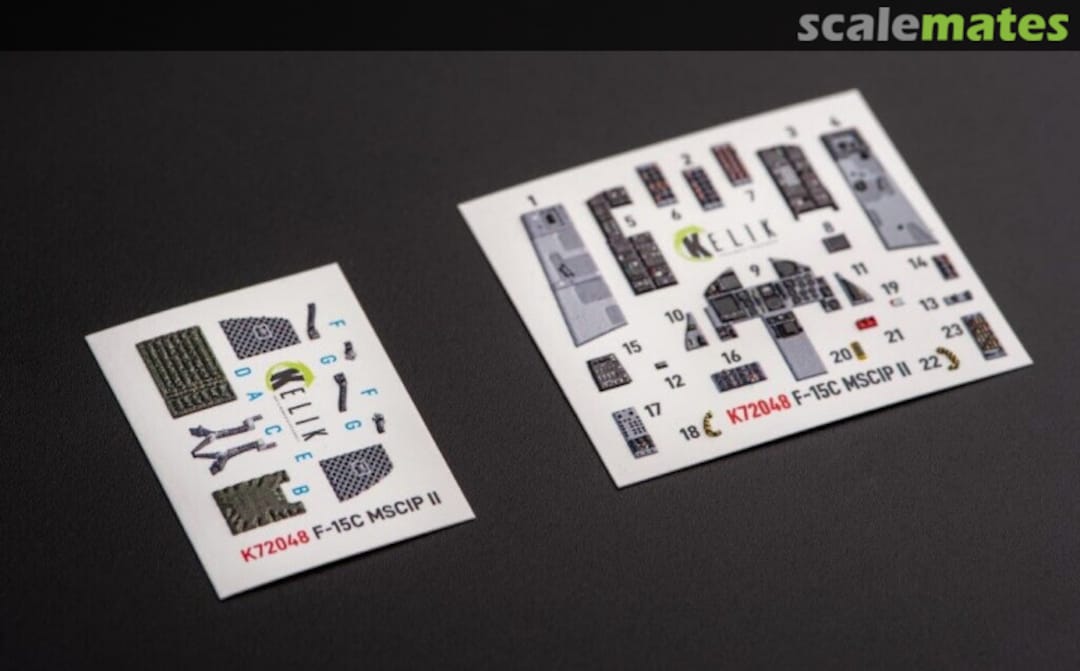 Boxart F-15C MSCIP II Eagle - interior 3D decals K72048 Kelik Boxart F-15C MSCIP II Eagle - interior 3D decals K72048 Kelik