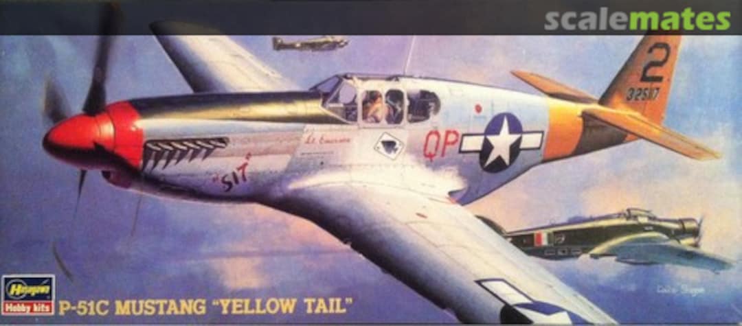 Boxart P-51C Mustang "Yellow Tail" 51312 Hasegawa Boxart P-51C Mustang "Yellow Tail" 51312 Hasegawa