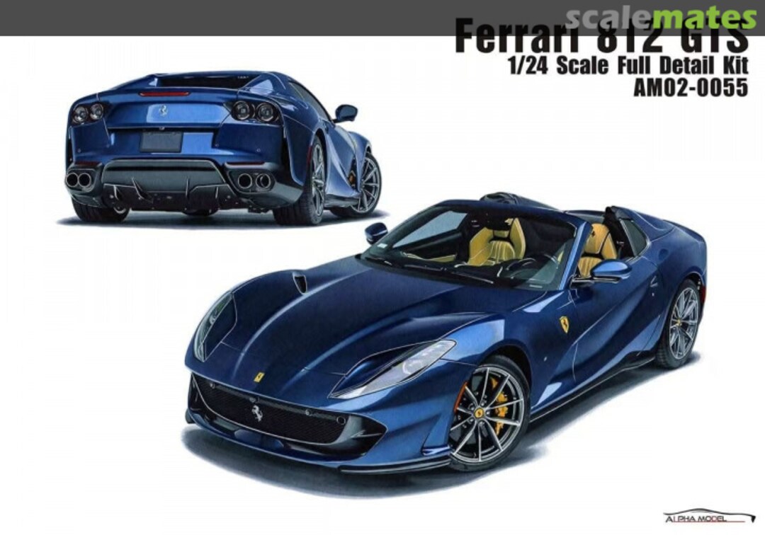 Boxart Ferrari 812 GTS AM02-0055 Alpha Model Boxart Ferrari 812 GTS AM02-0055 Alpha Model
