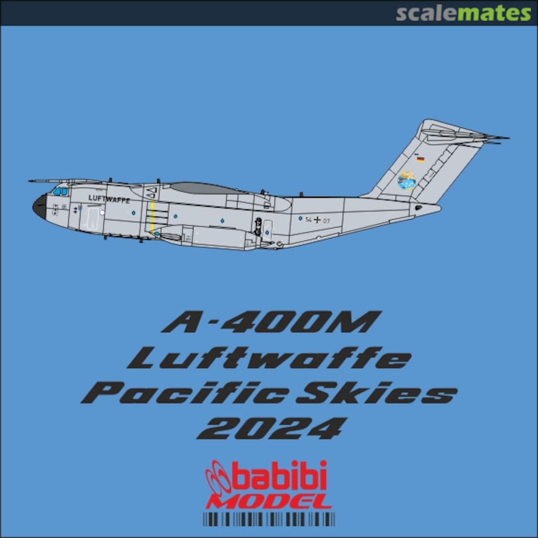 Boxart Airbus A-400M Luftwaffe Pacific Skies 24 Decal Set With 3D Cockpit Dbt-01431 Babibi model