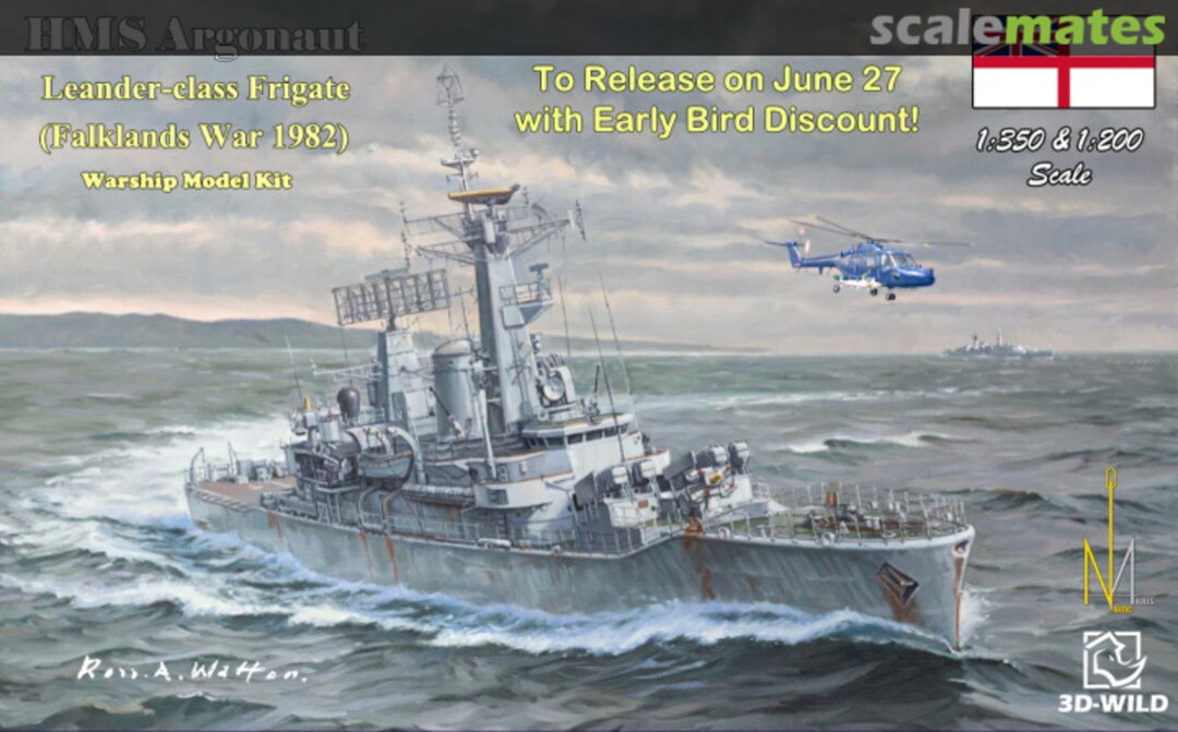 Boxart HMS Argonaut NM001 Nautic Models Boxart HMS Argonaut NM001 Nautic Models