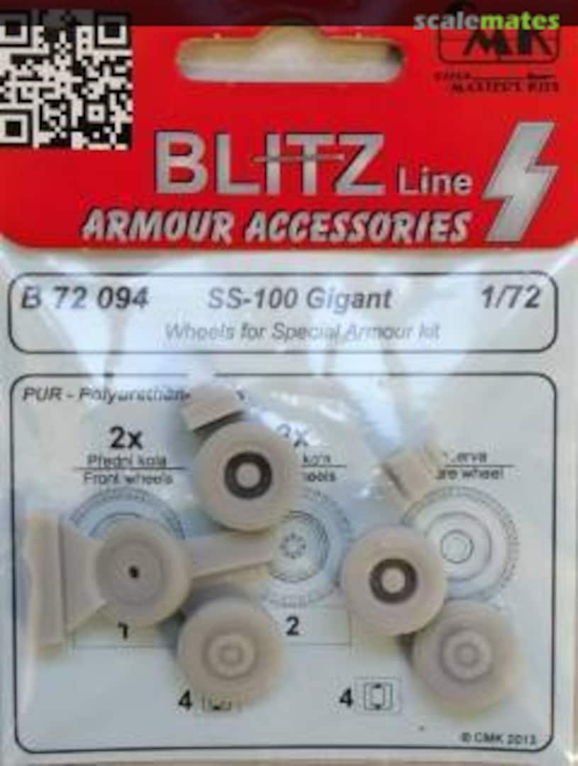 Boxart SS-100 Gigant - Wheels B72094 CMK