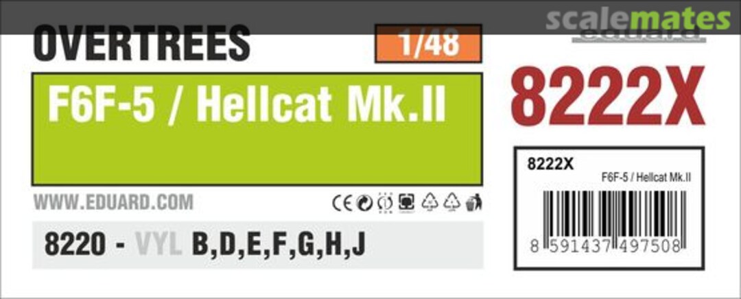 Boxart F6F-5 / Hellcat Mk.II 8222X Eduard