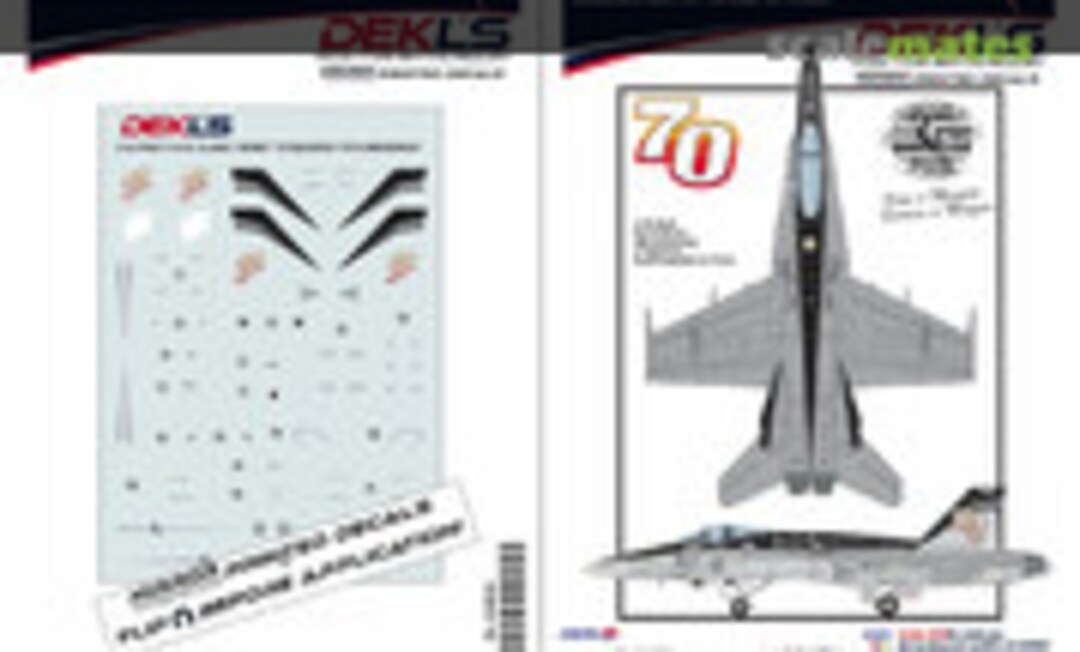 1:144 RAAF F/A-18 Hornet - 75 Sqn "70th Anniversary" (DEKL's DL144024) DL144024