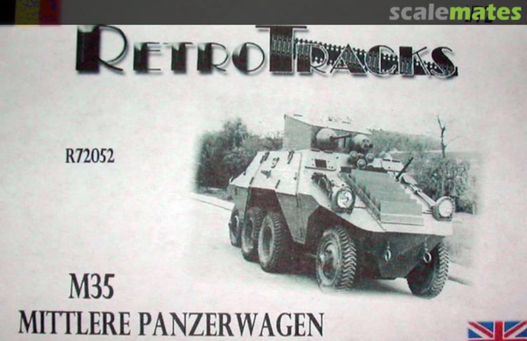 Boxart M35 Mittlere Panzerwagen R72052 RetroTracks Boxart M35 Mittlere Panzerwagen R72052 RetroTracks