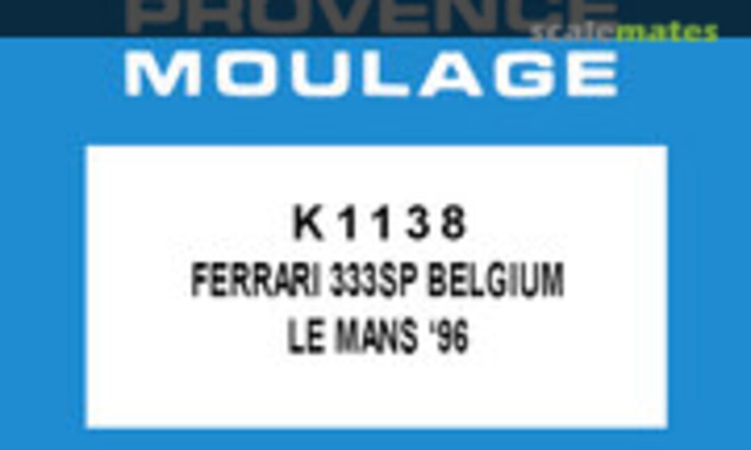 1:43 Ferrari 333 SP #010 &quot;Racing for Belgium&quot; (Provence Moulage K1138)