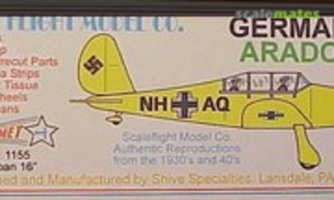1:27 German Arado (Scale Flight Model Co. 1155)