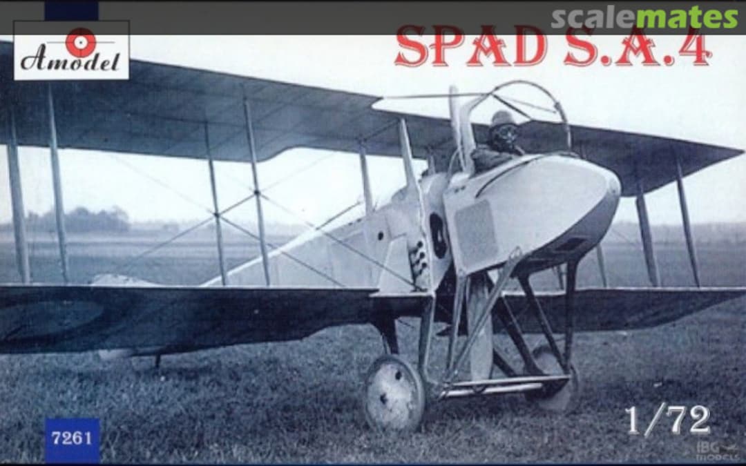 Boxart SPAD S.A.4 7261 Amodel Boxart SPAD S.A.4 7261 Amodel