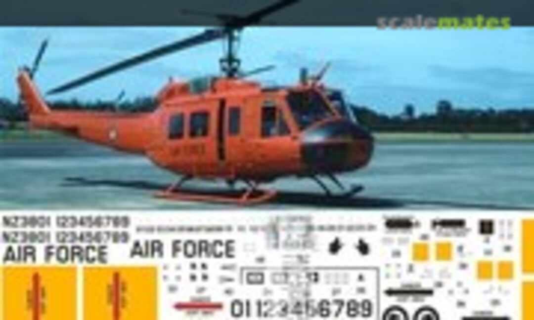 1:48 RNZAF UH-1D/H Antarctic scheme "Orange Roughy" (Oldmodels Decals OMD0348) OMD0348