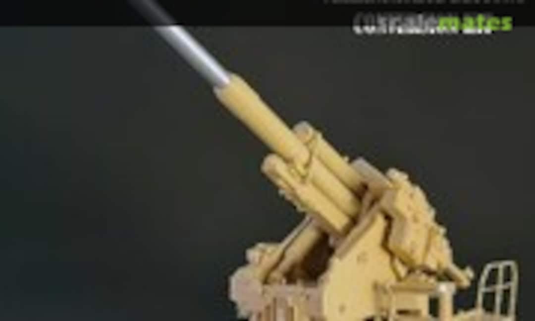 1:35 12,8cm Flak 44 vereinfachte Bettung Conversion Kit (Custom-Scale 35099) 35099