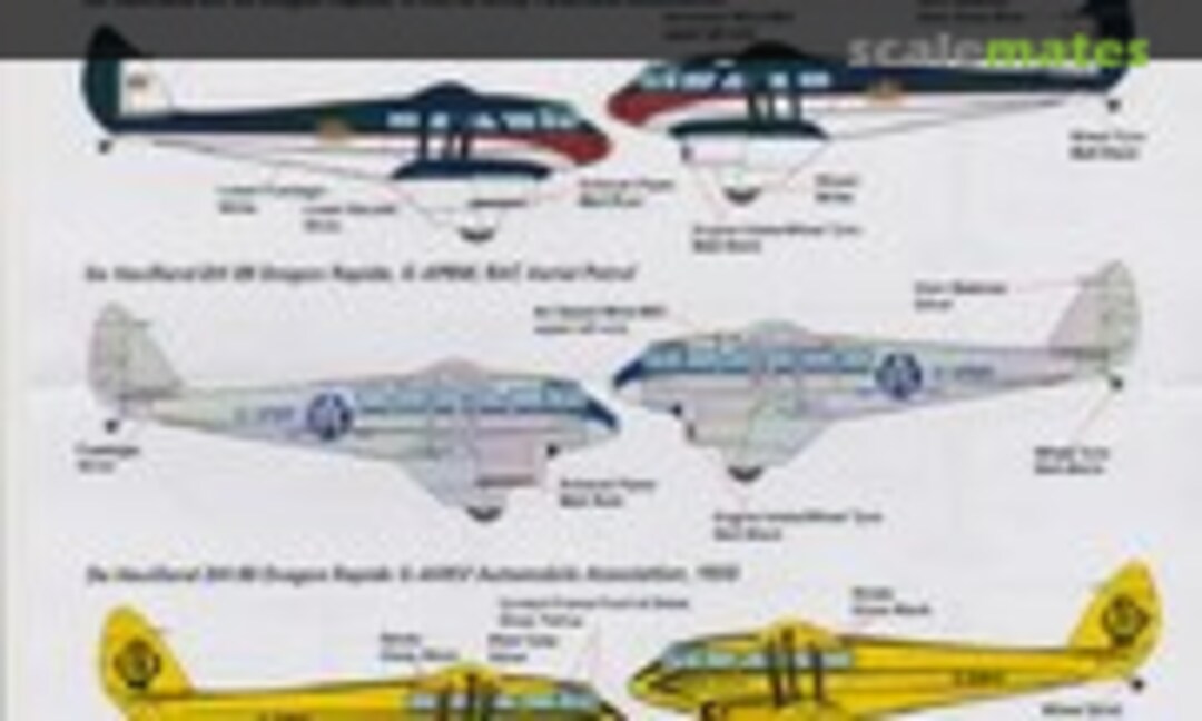 1:72 De Havilland DH 89 Dragon Rapide (S&M Models SM72-010) SM72-010