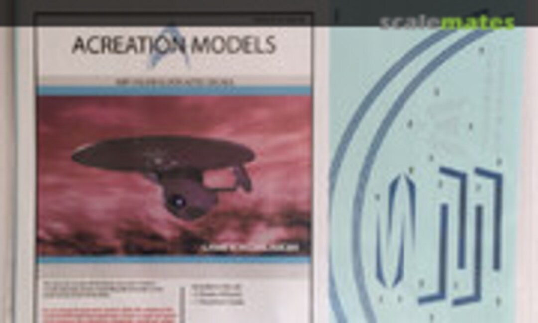 1:1000 AMT USS Excelsior Aztec Decals (Acreation Models ACM 154) ACM 154