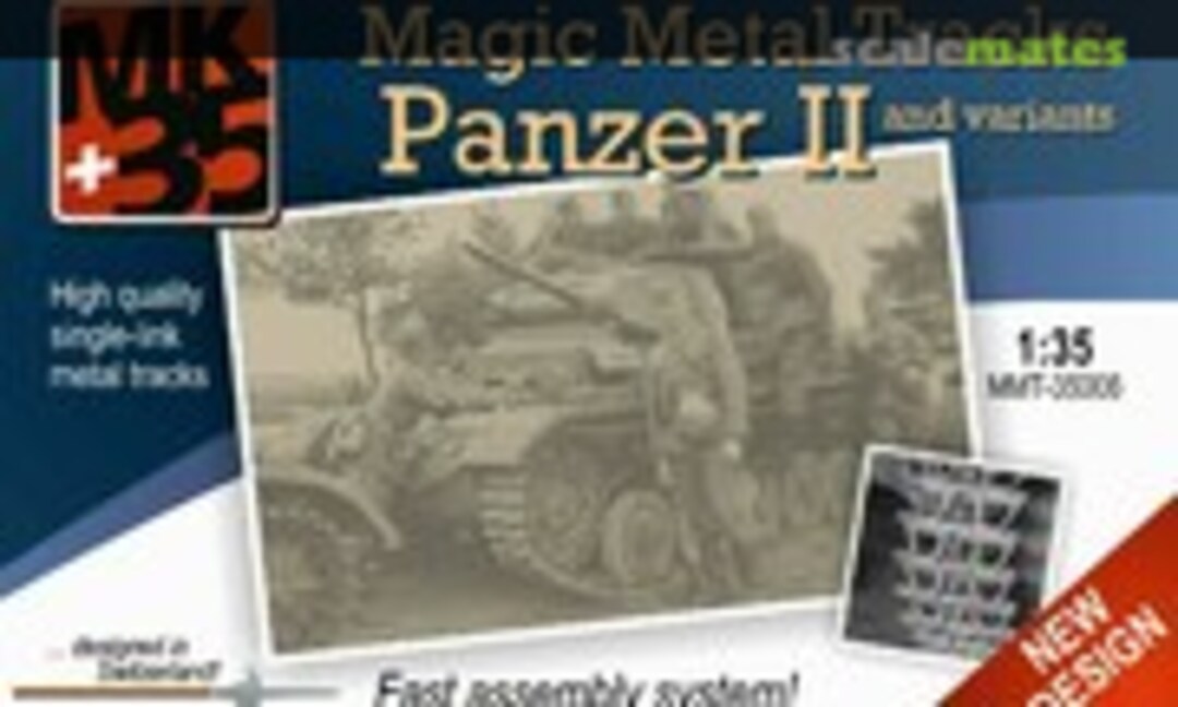 1:35 Magic Metal Tracks, Panzer II and Variants (MK+35 MTT-35006) MTT-35006