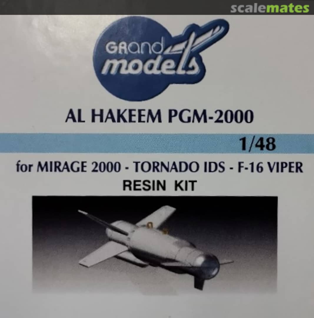 Boxart AL HAKEEM PGM-2000 missile (set of 2) GM 48004 Grand Models Boxart AL HAKEEM PGM-2000 missile (set of 2) GM 48004 Grand Models