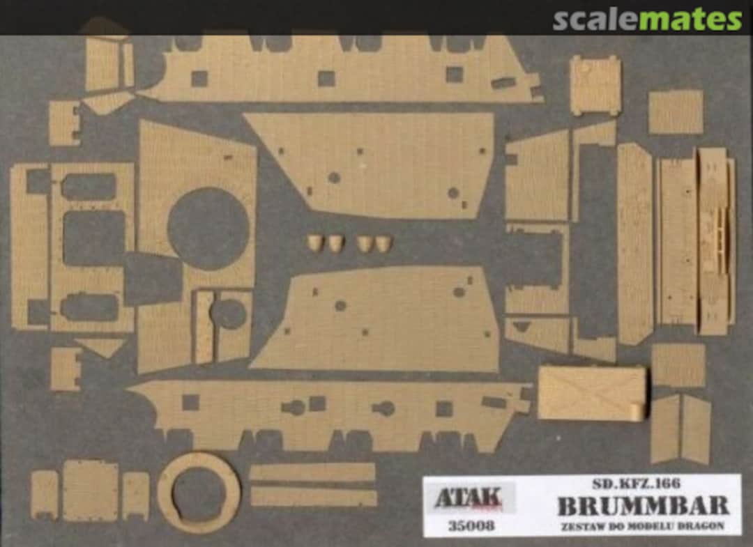 Boxart Sd.Kfz.166 Brummbär 35008 Atak Model