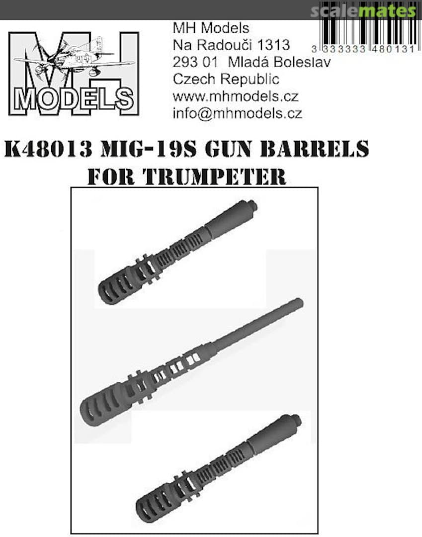 Boxart MiG-19S Gun Barrels K48013 MH Models Boxart MiG-19S Gun Barrels K48013 MH Models