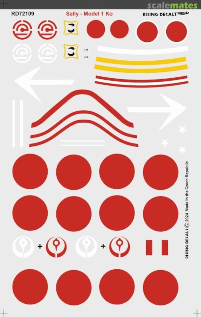 Contents Ki-21-I Ko Sally RD72109 Rising Decals Contents Ki-21-I Ko Sally RD72109 Rising Decals