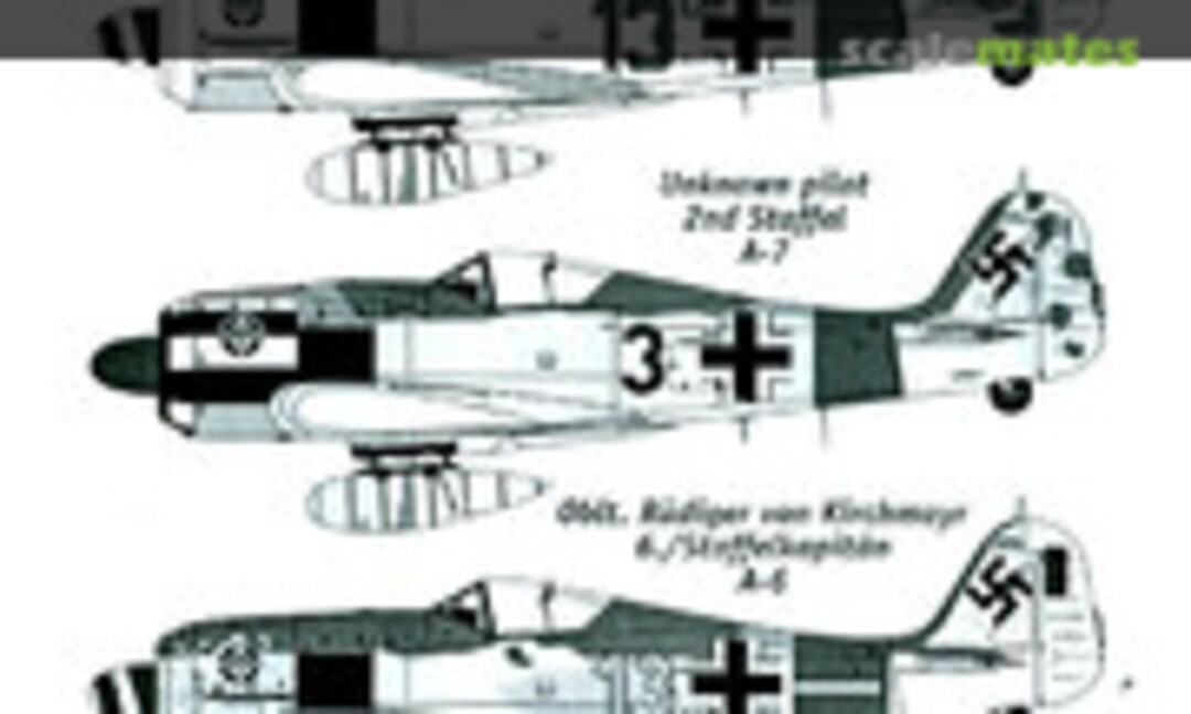 1:48 Focke-Wulf Fw 190A-6/7 (Third Group Decals 48-027) 48-027